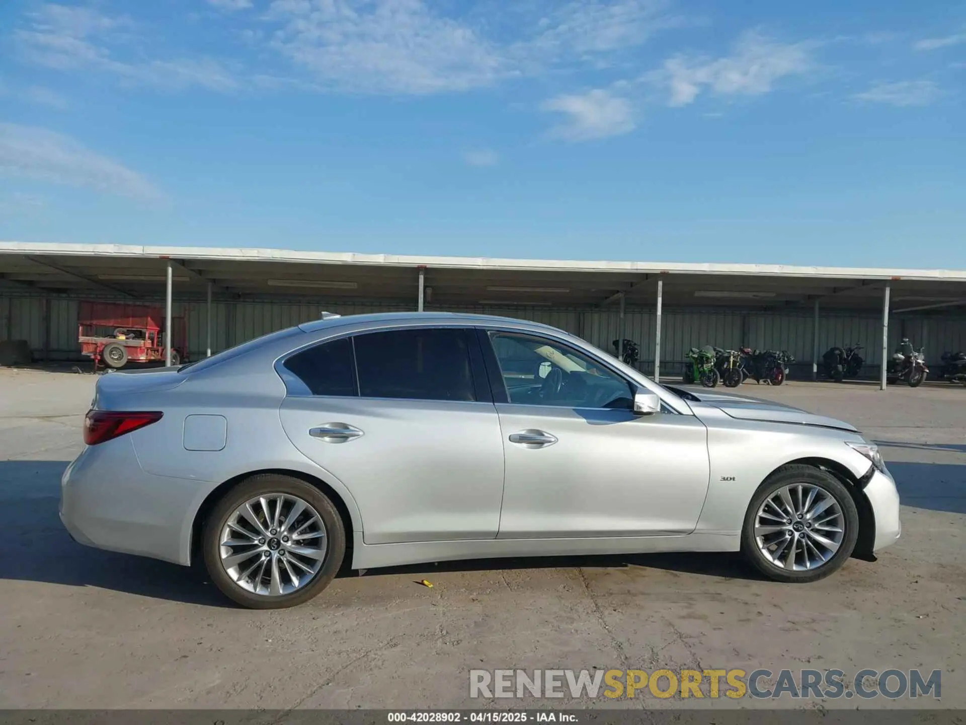 13 Photograph of a damaged car JN1EV7AR4LM255845 INFINITI Q50 2020
