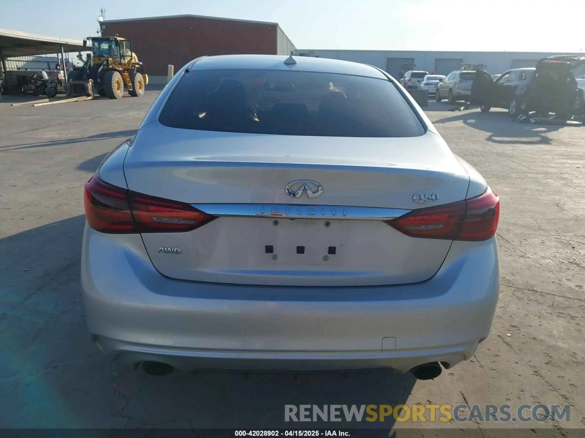 16 Photograph of a damaged car JN1EV7AR4LM255845 INFINITI Q50 2020