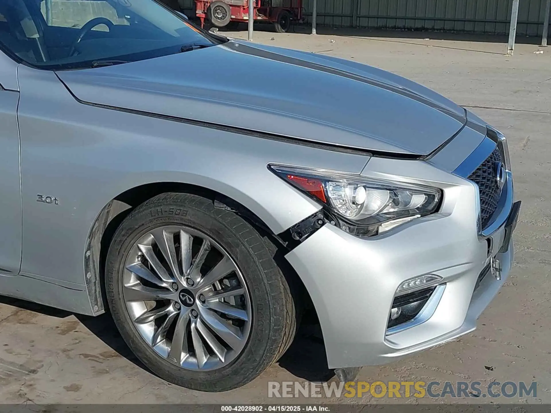19 Photograph of a damaged car JN1EV7AR4LM255845 INFINITI Q50 2020
