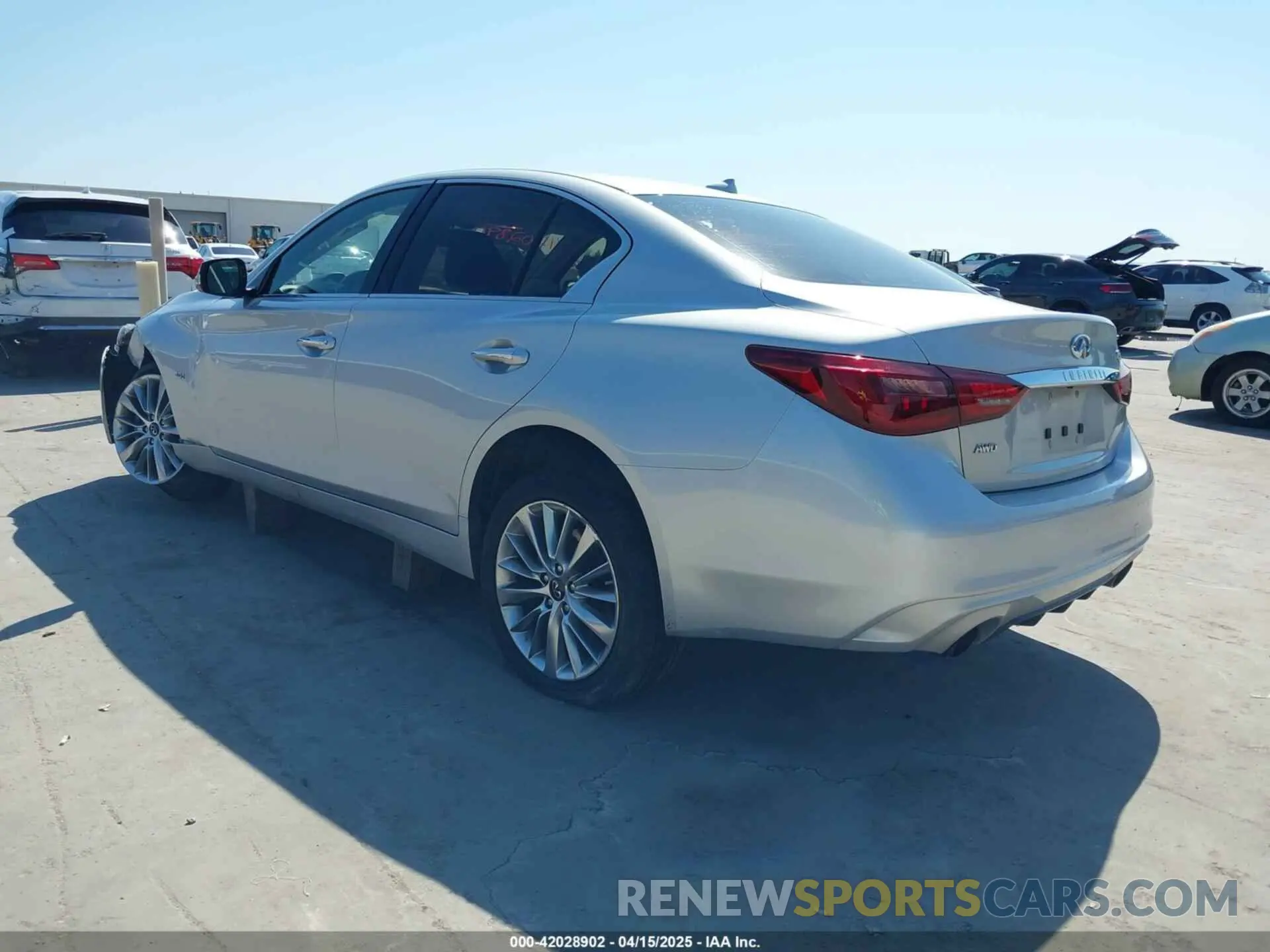 3 Photograph of a damaged car JN1EV7AR4LM255845 INFINITI Q50 2020