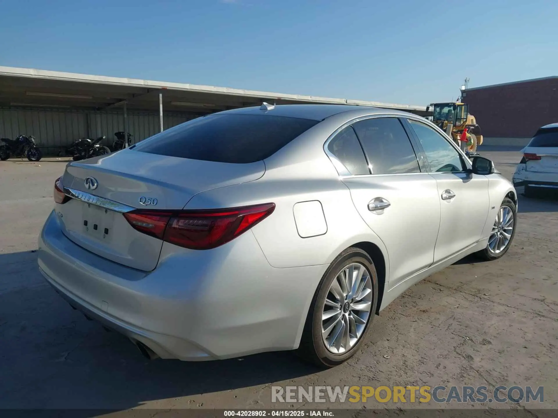 4 Photograph of a damaged car JN1EV7AR4LM255845 INFINITI Q50 2020
