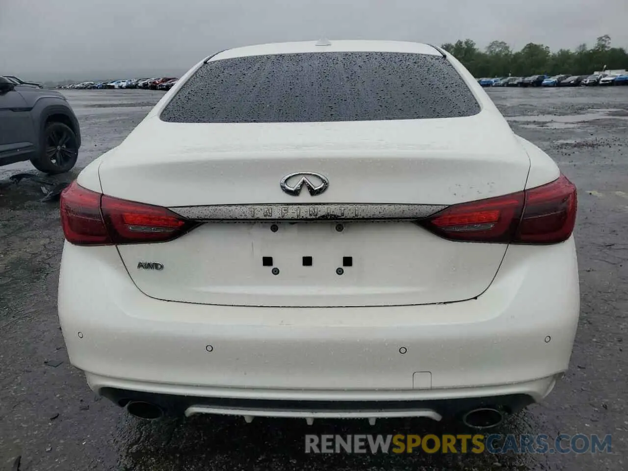 6 Photograph of a damaged car JN1EV7AR4LM256641 INFINITI Q50 2020