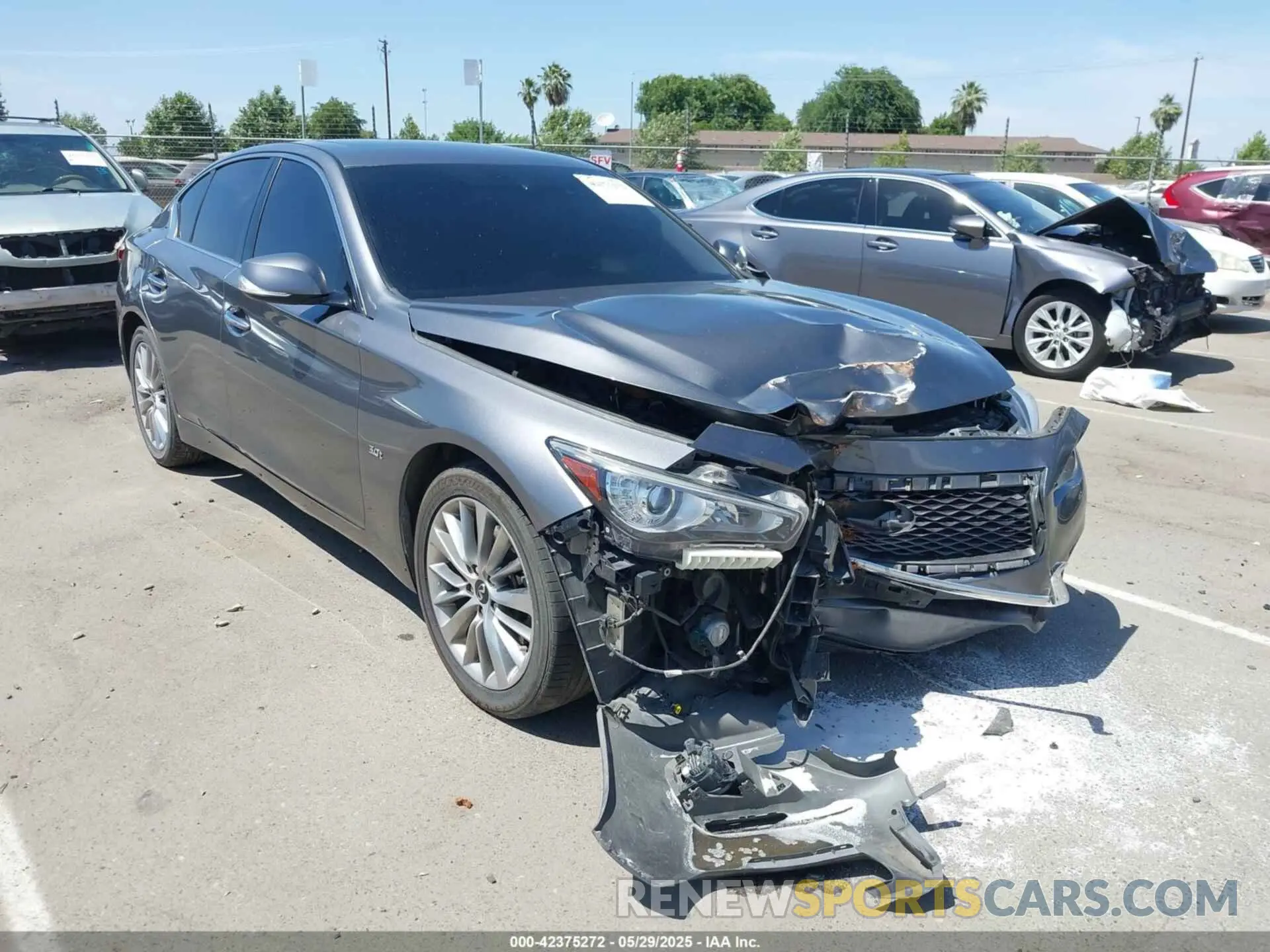 1 Photograph of a damaged car JN1EV7AR5LM255479 INFINITI Q50 2020