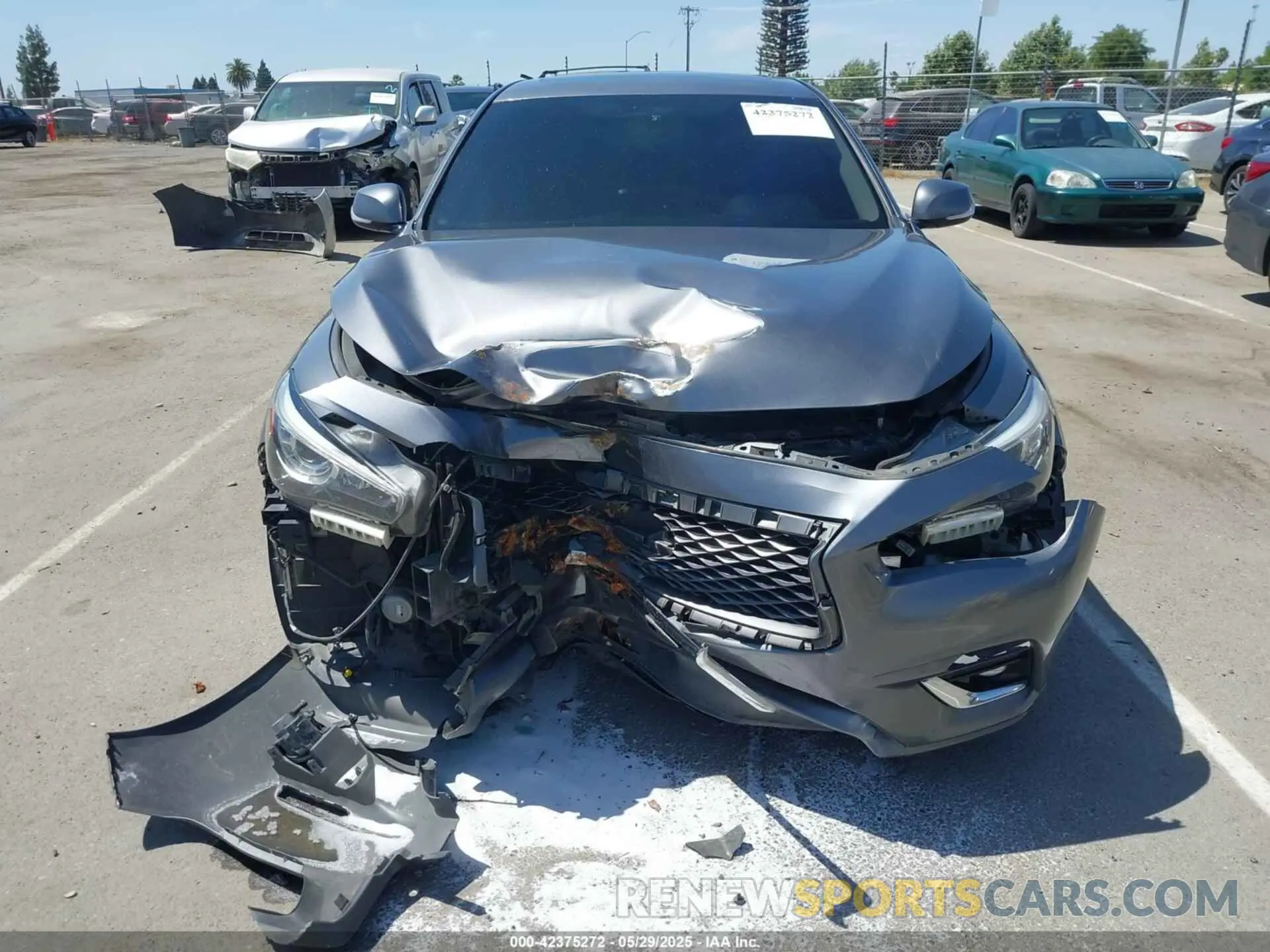 12 Photograph of a damaged car JN1EV7AR5LM255479 INFINITI Q50 2020