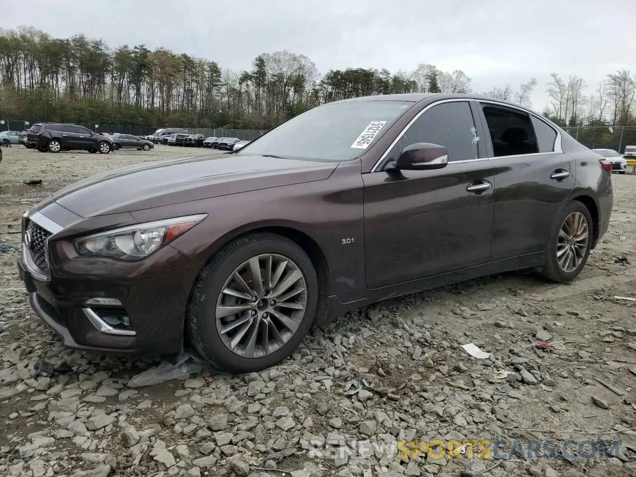 1 Photograph of a damaged car JN1EV7AR6LM251313 INFINITI Q50 2020