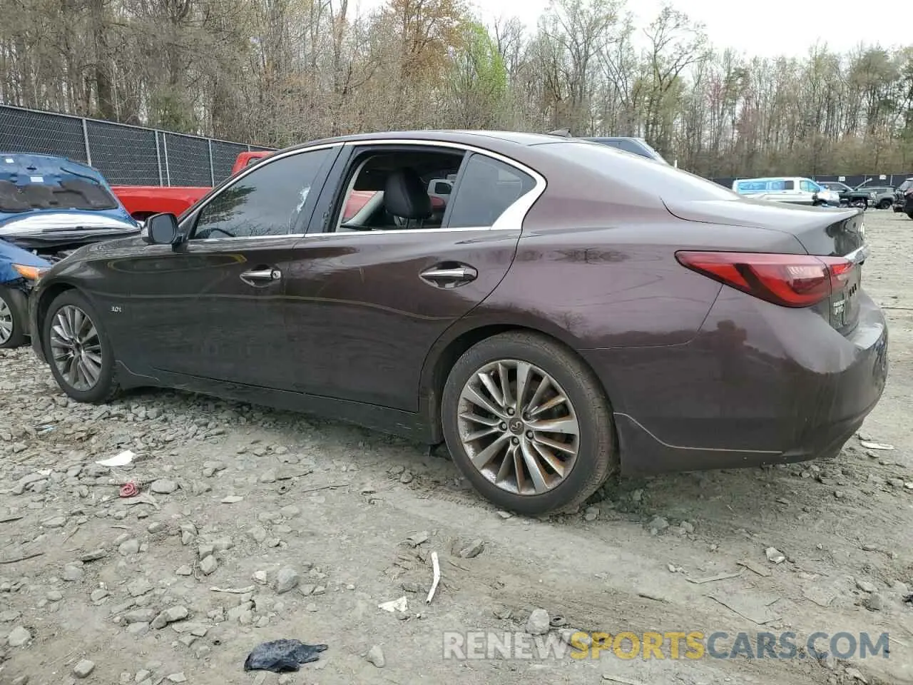 2 Photograph of a damaged car JN1EV7AR6LM251313 INFINITI Q50 2020