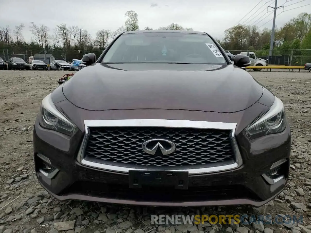 5 Photograph of a damaged car JN1EV7AR6LM251313 INFINITI Q50 2020