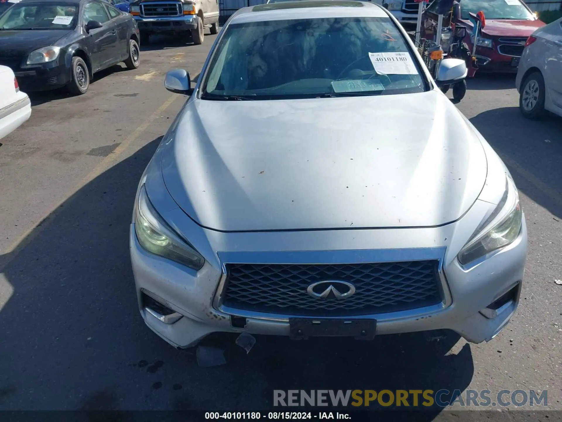 12 Photograph of a damaged car JN1EV7AR6LM252414 INFINITI Q50 2020