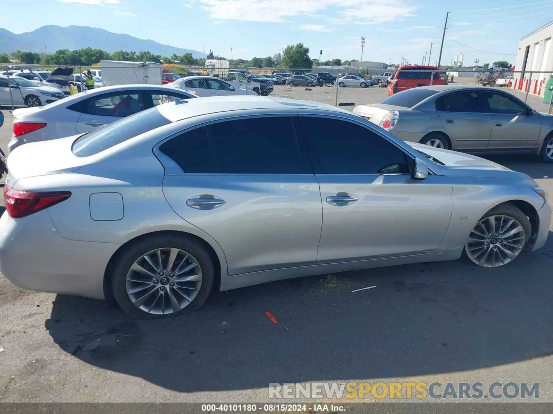 13 Photograph of a damaged car JN1EV7AR6LM252414 INFINITI Q50 2020