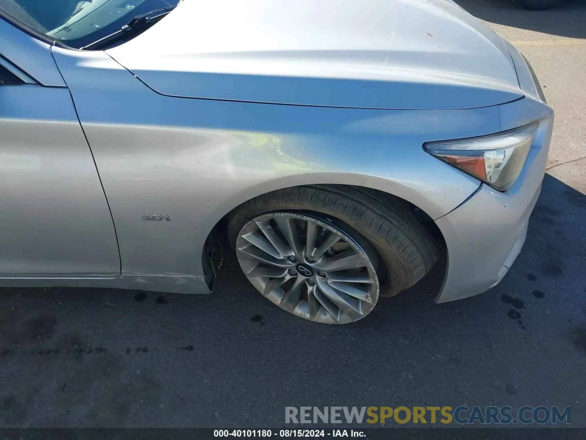 17 Photograph of a damaged car JN1EV7AR6LM252414 INFINITI Q50 2020