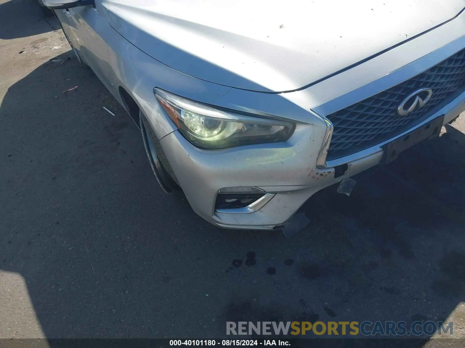 6 Photograph of a damaged car JN1EV7AR6LM252414 INFINITI Q50 2020