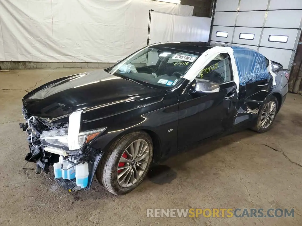 1 Photograph of a damaged car JN1EV7AR6LM253028 INFINITI Q50 2020