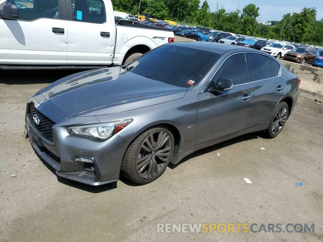 1 Photograph of a damaged car JN1EV7AR6LM253692 INFINITI Q50 2020