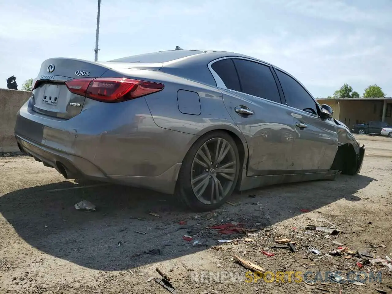 3 Photograph of a damaged car JN1EV7AR6LM253692 INFINITI Q50 2020