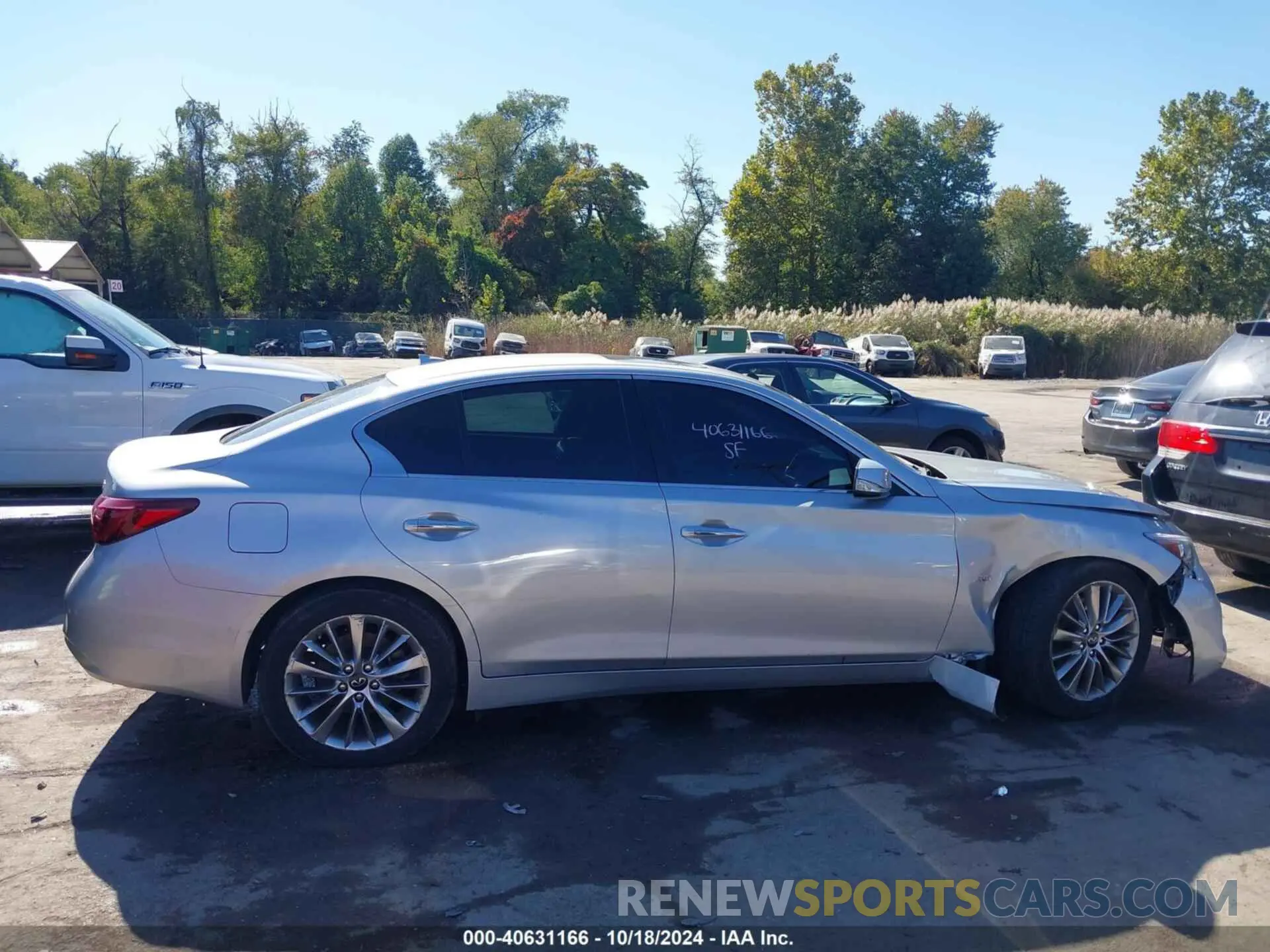13 Photograph of a damaged car JN1EV7AR6LM256477 INFINITI Q50 2020