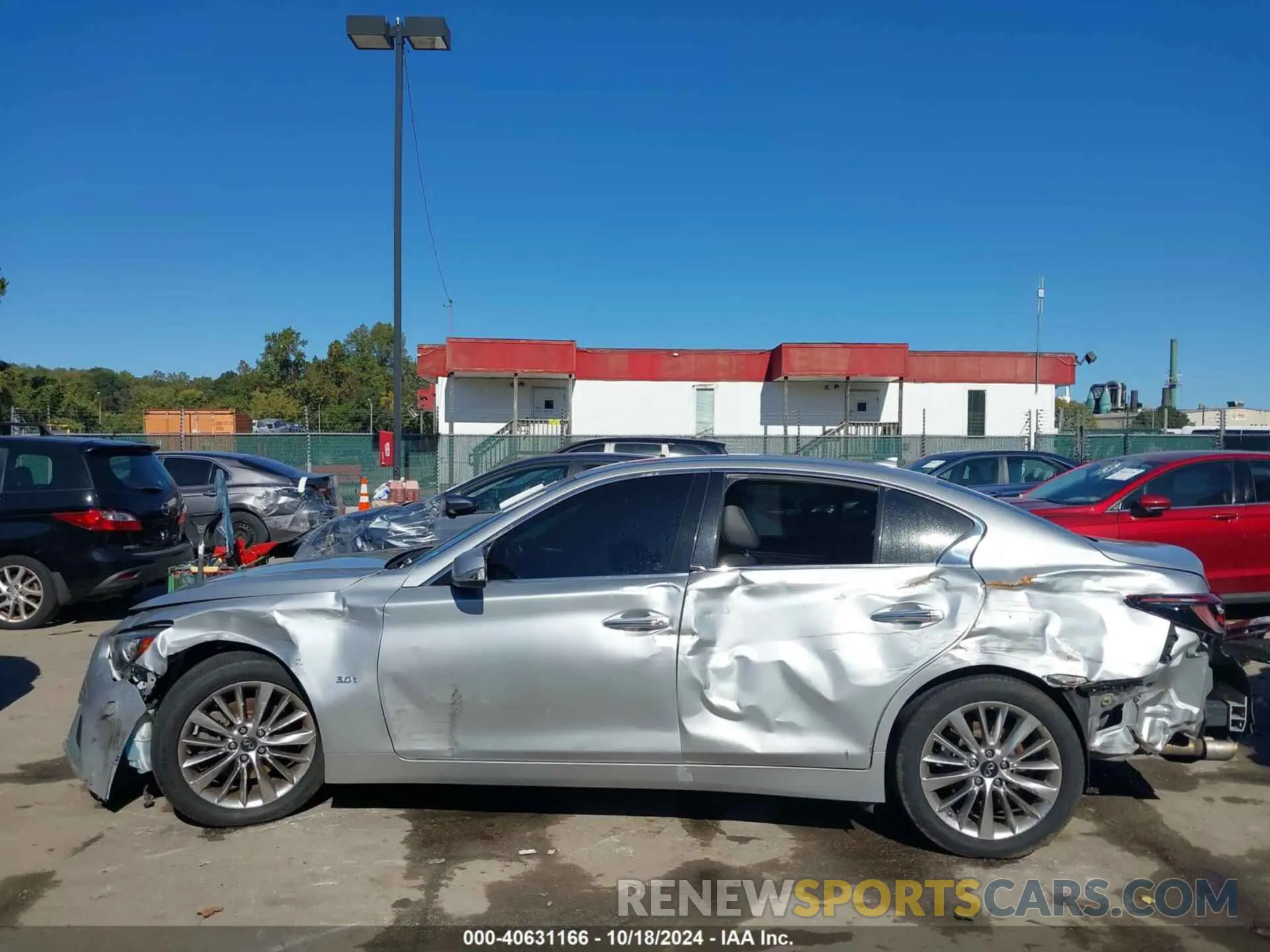 14 Photograph of a damaged car JN1EV7AR6LM256477 INFINITI Q50 2020