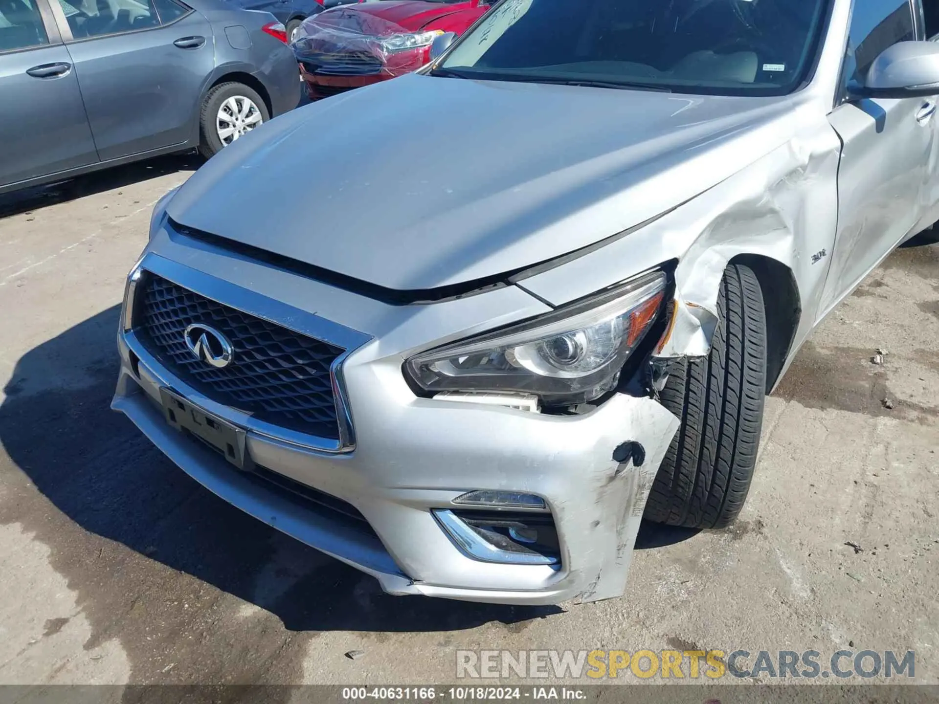 18 Photograph of a damaged car JN1EV7AR6LM256477 INFINITI Q50 2020