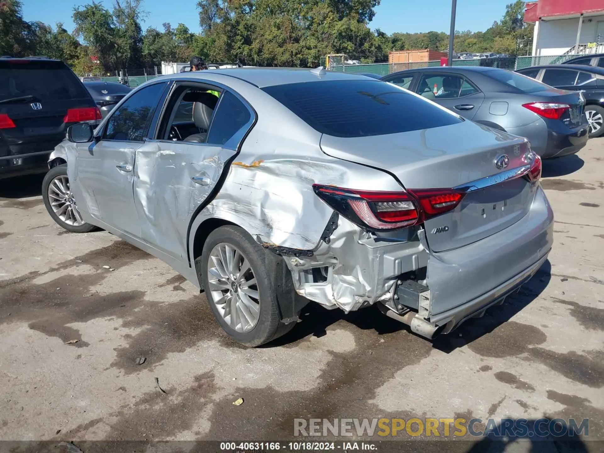 3 Photograph of a damaged car JN1EV7AR6LM256477 INFINITI Q50 2020