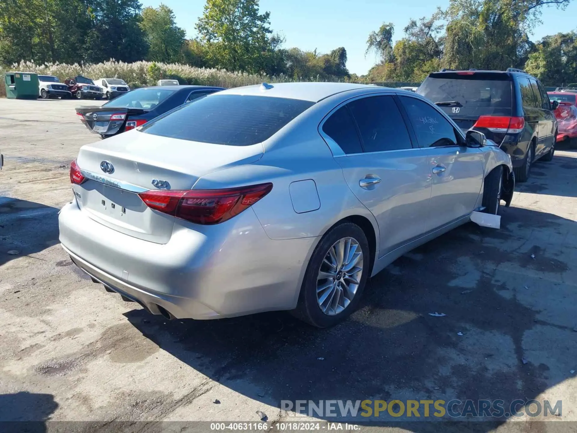4 Photograph of a damaged car JN1EV7AR6LM256477 INFINITI Q50 2020