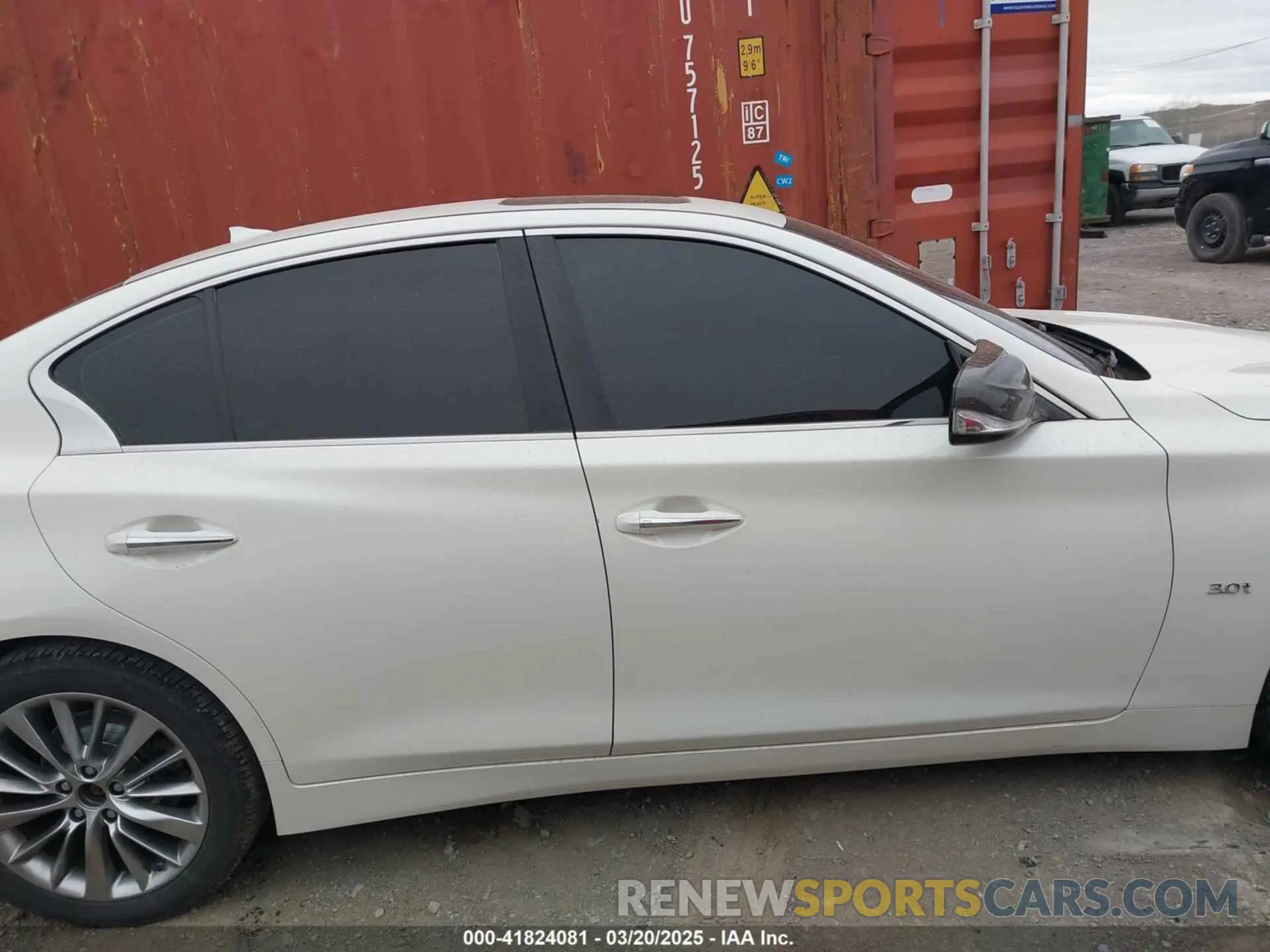 13 Photograph of a damaged car JN1EV7AR7LM250137 INFINITI Q50 2020