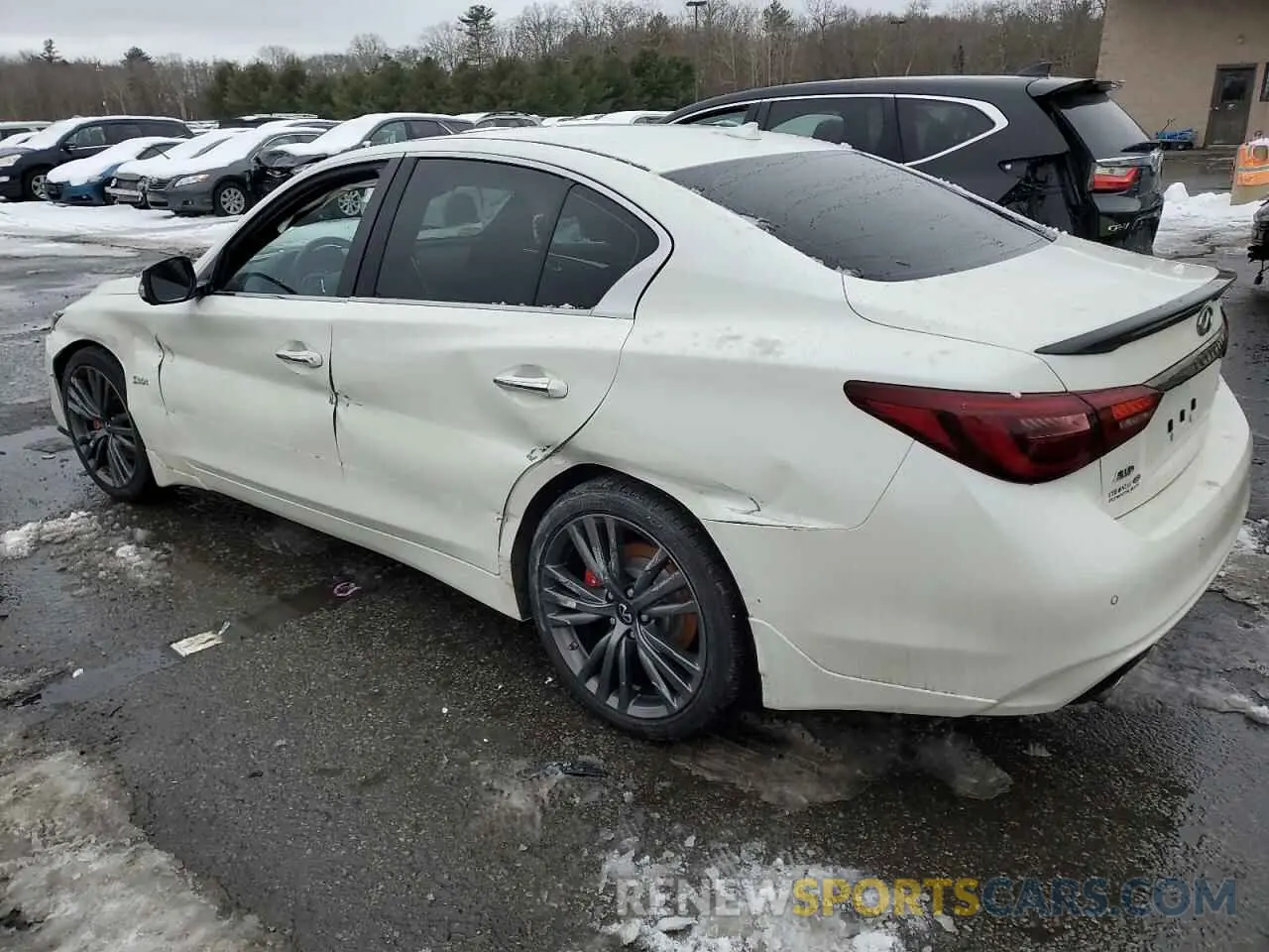 2 Photograph of a damaged car JN1EV7AR7LM253510 INFINITI Q50 2020