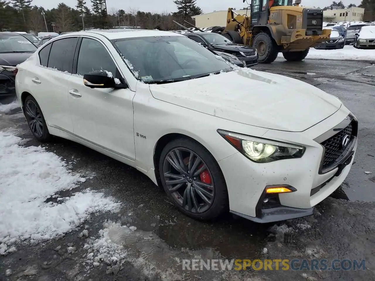 4 Photograph of a damaged car JN1EV7AR7LM253510 INFINITI Q50 2020