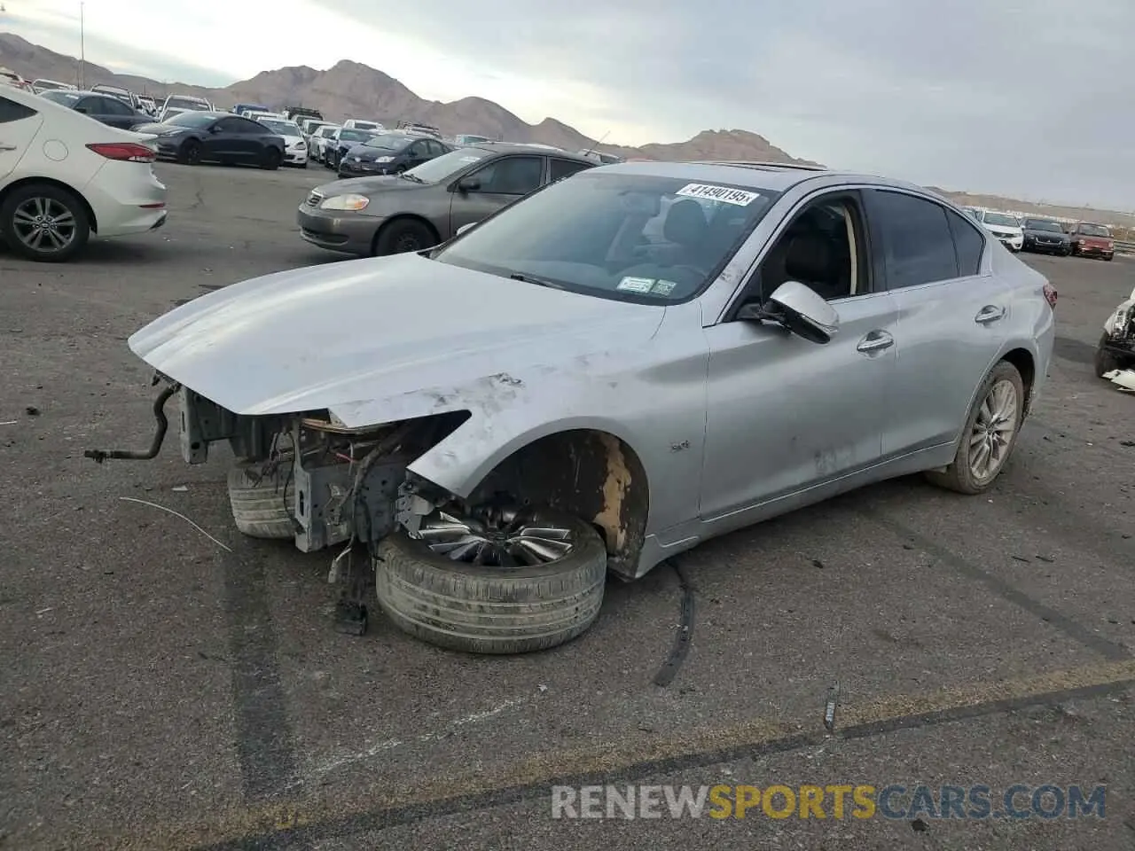 1 Photograph of a damaged car JN1EV7AR7LM255371 INFINITI Q50 2020