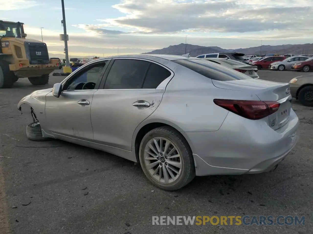 2 Photograph of a damaged car JN1EV7AR7LM255371 INFINITI Q50 2020