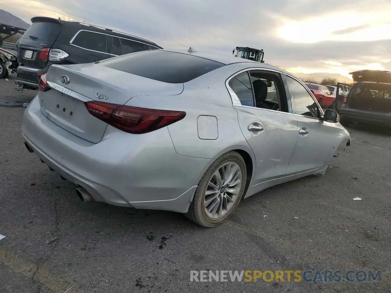 3 Photograph of a damaged car JN1EV7AR7LM255371 INFINITI Q50 2020