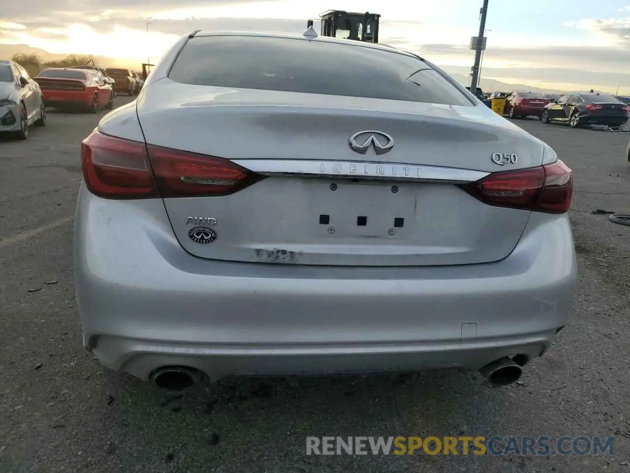 6 Photograph of a damaged car JN1EV7AR7LM255371 INFINITI Q50 2020