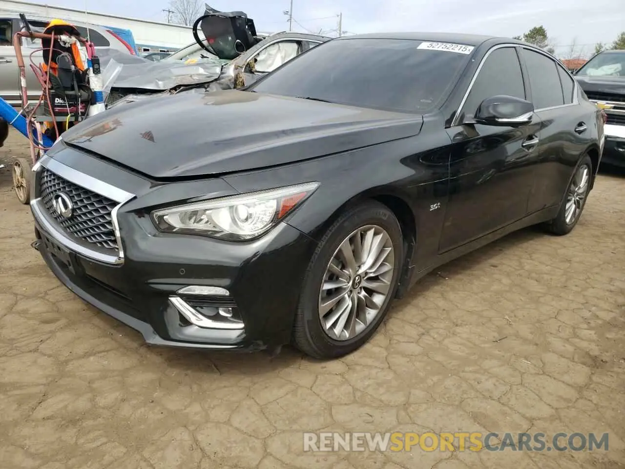 1 Photograph of a damaged car JN1EV7AR8LM252348 INFINITI Q50 2020