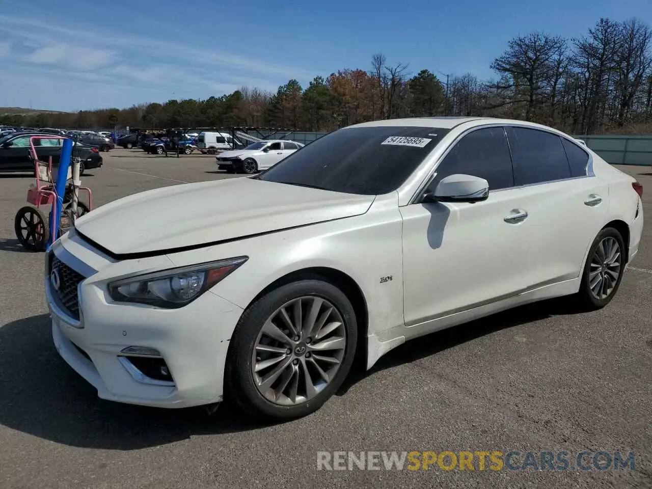 1 Photograph of a damaged car JN1EV7AR8LM252494 INFINITI Q50 2020