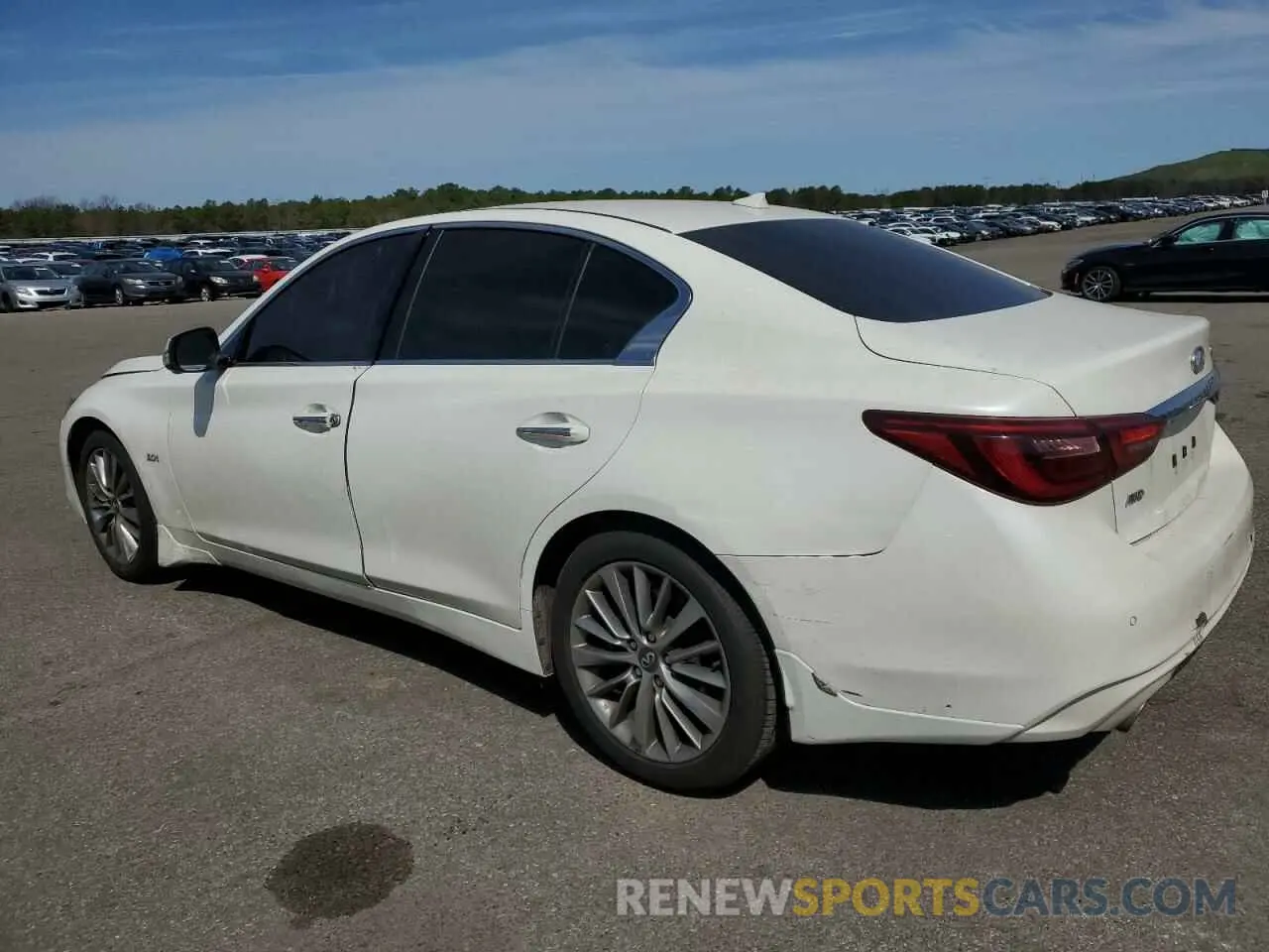 2 Photograph of a damaged car JN1EV7AR8LM252494 INFINITI Q50 2020