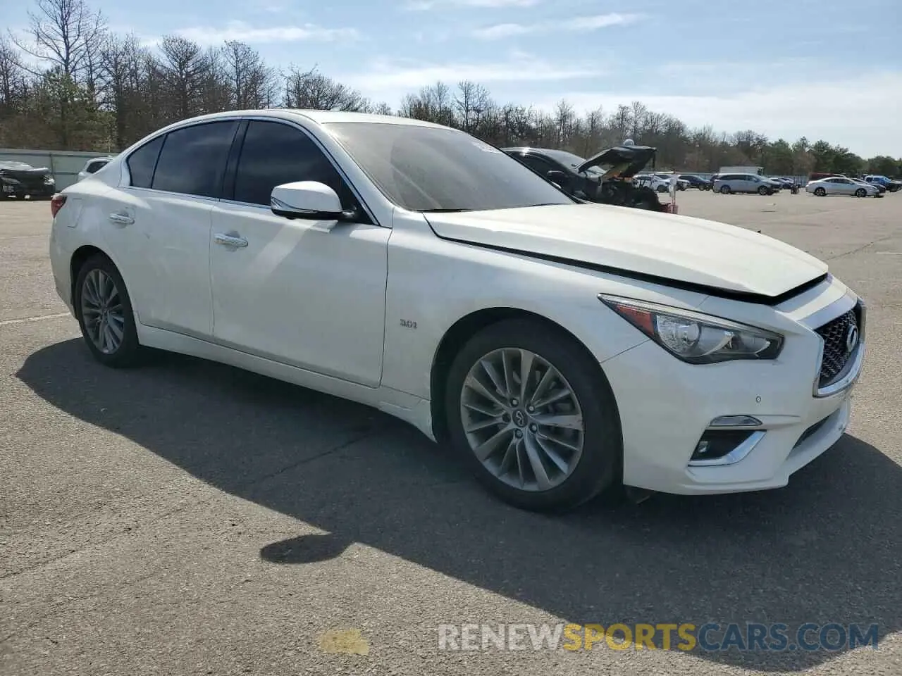 4 Photograph of a damaged car JN1EV7AR8LM252494 INFINITI Q50 2020