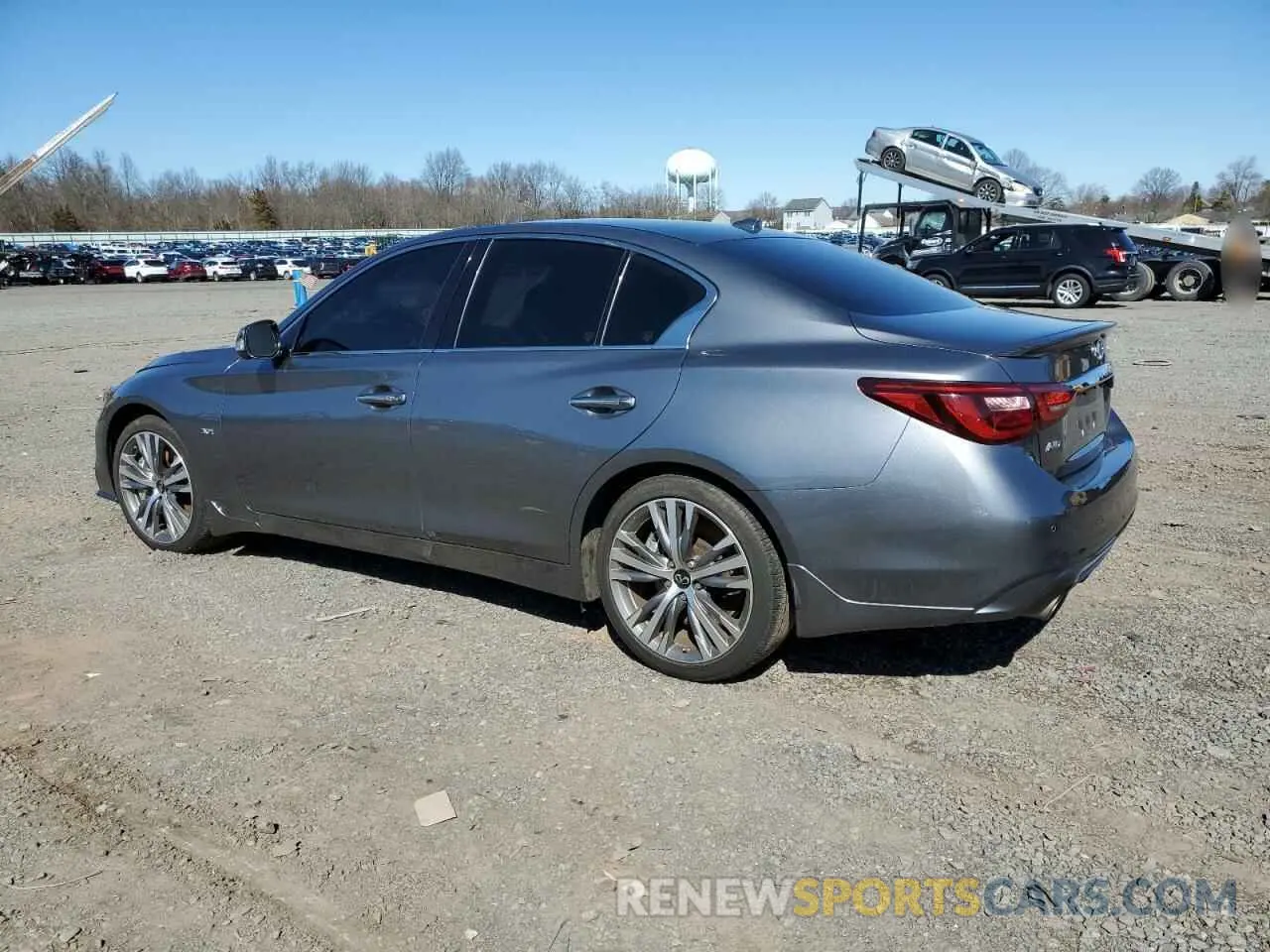2 Photograph of a damaged car JN1EV7AR8LM254097 INFINITI Q50 2020