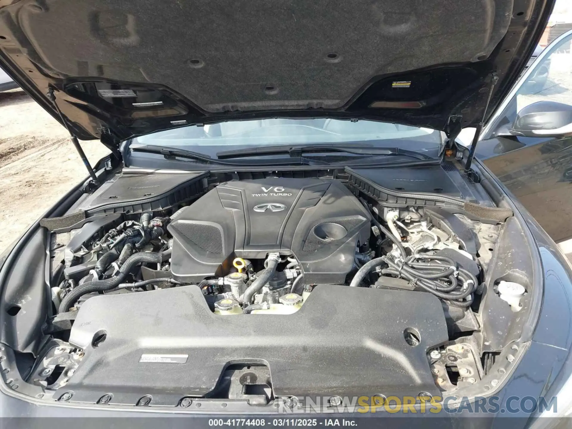 10 Photograph of a damaged car JN1EV7AR8LM254553 INFINITI Q50 2020