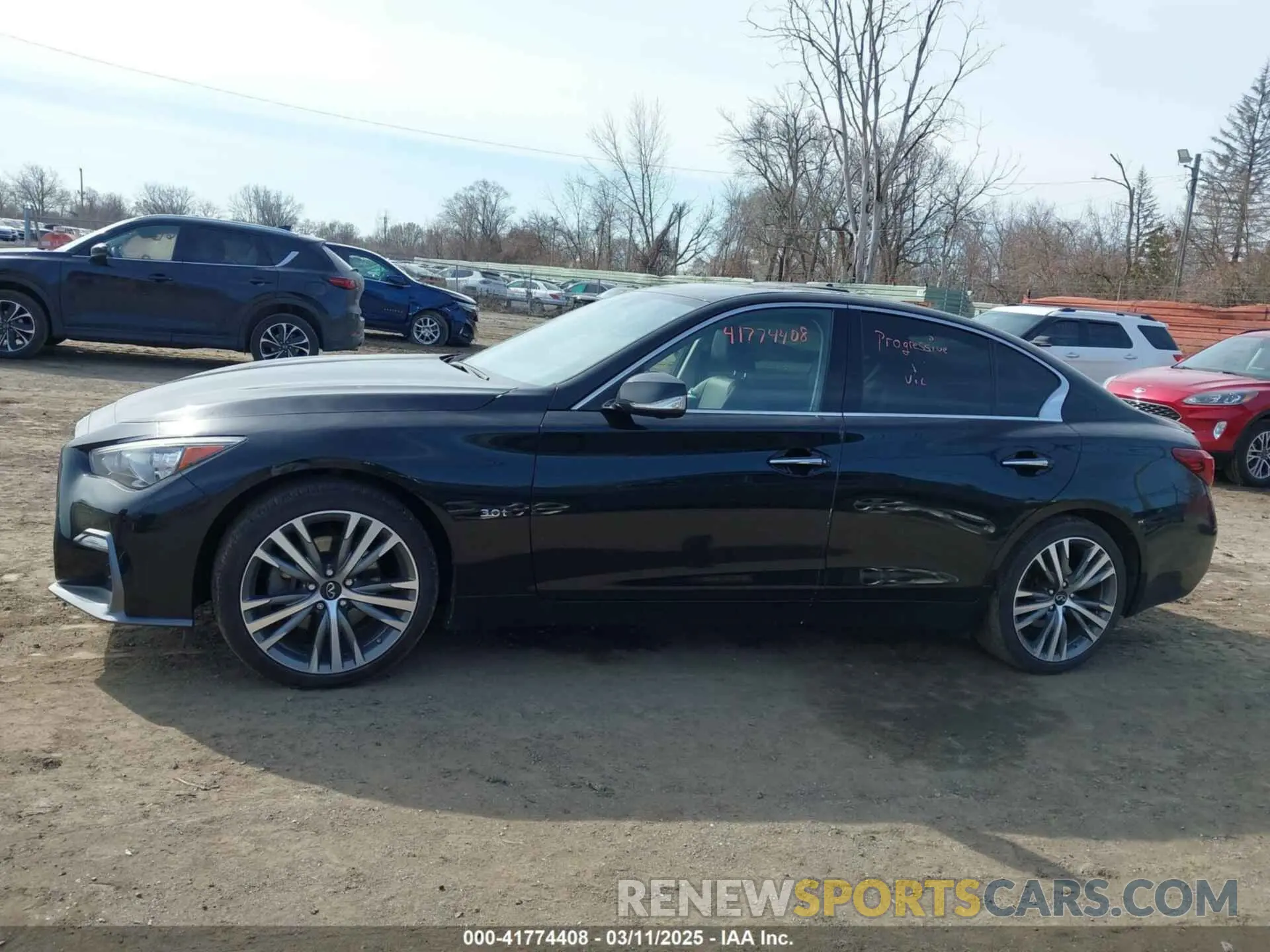 14 Photograph of a damaged car JN1EV7AR8LM254553 INFINITI Q50 2020