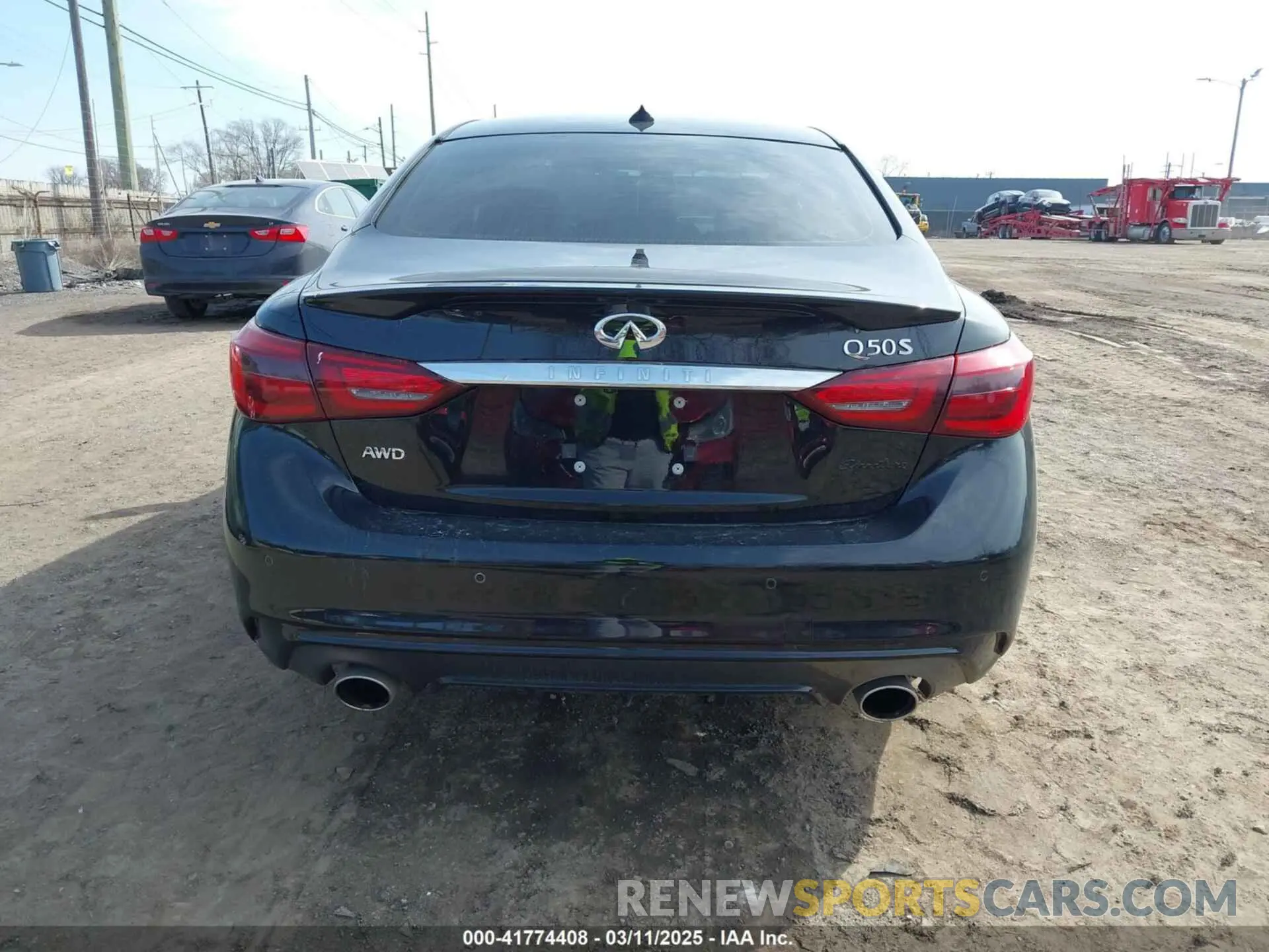 16 Photograph of a damaged car JN1EV7AR8LM254553 INFINITI Q50 2020
