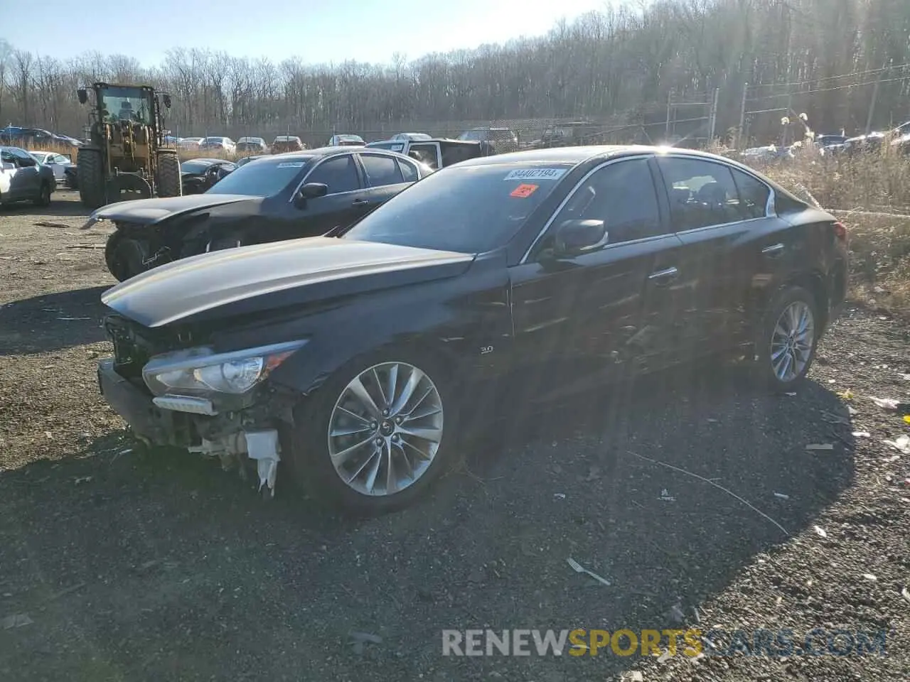 1 Photograph of a damaged car JN1EV7AR8LM255427 INFINITI Q50 2020
