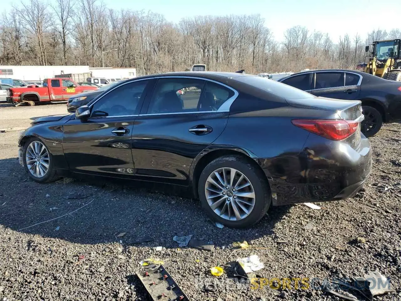 2 Photograph of a damaged car JN1EV7AR8LM255427 INFINITI Q50 2020