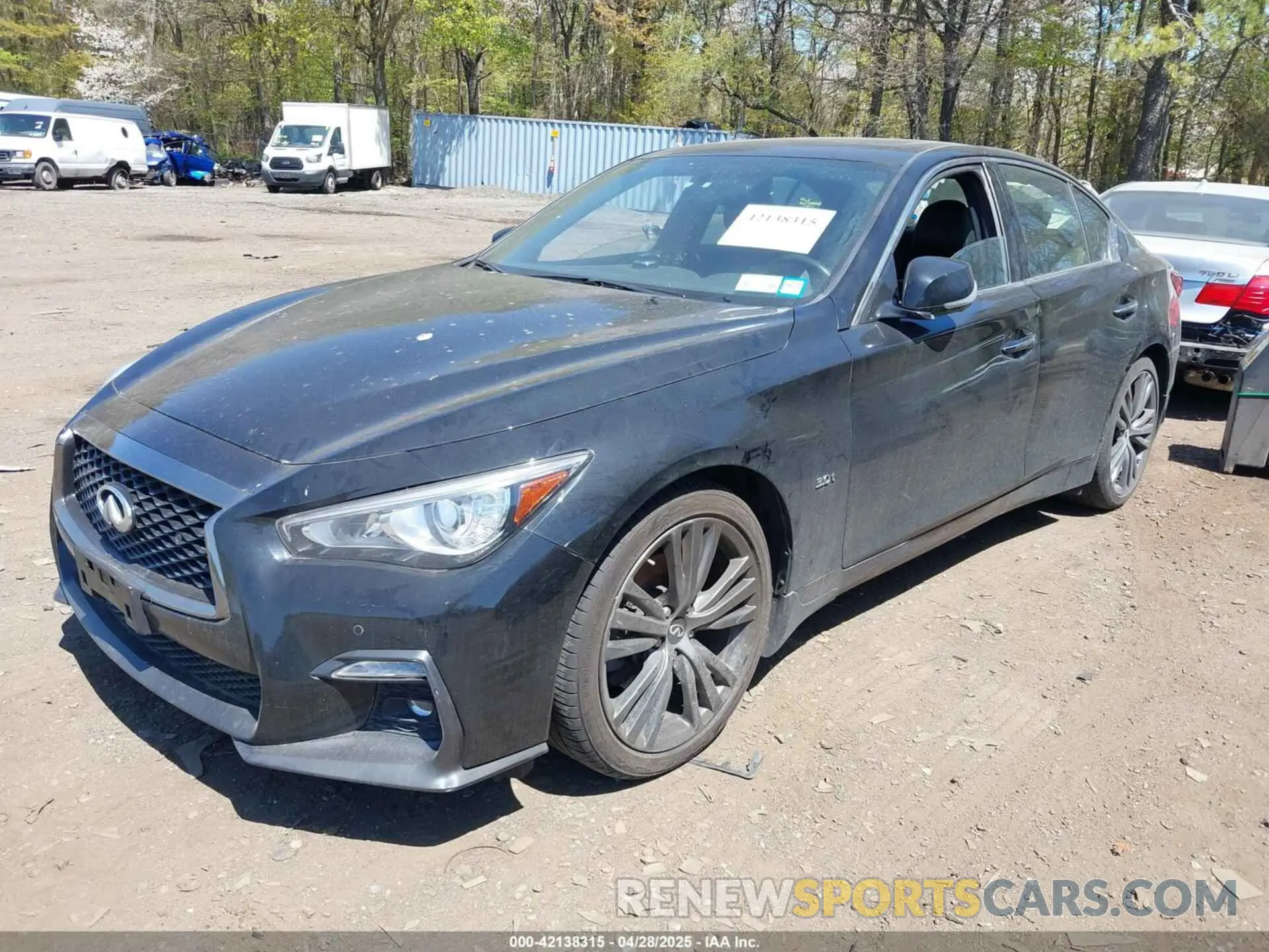 2 Photograph of a damaged car JN1EV7AR8LM256156 INFINITI Q50 2020