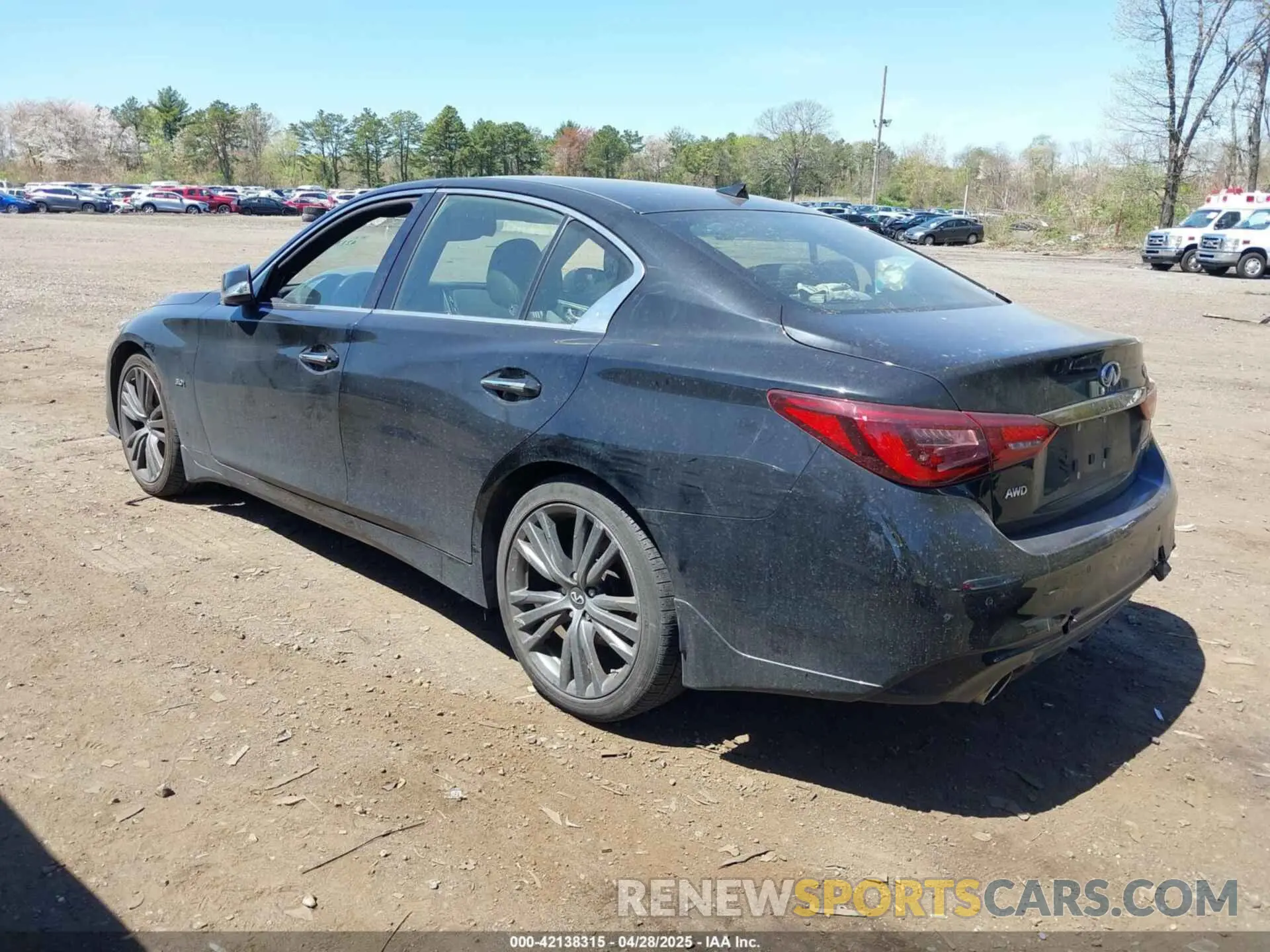 3 Photograph of a damaged car JN1EV7AR8LM256156 INFINITI Q50 2020
