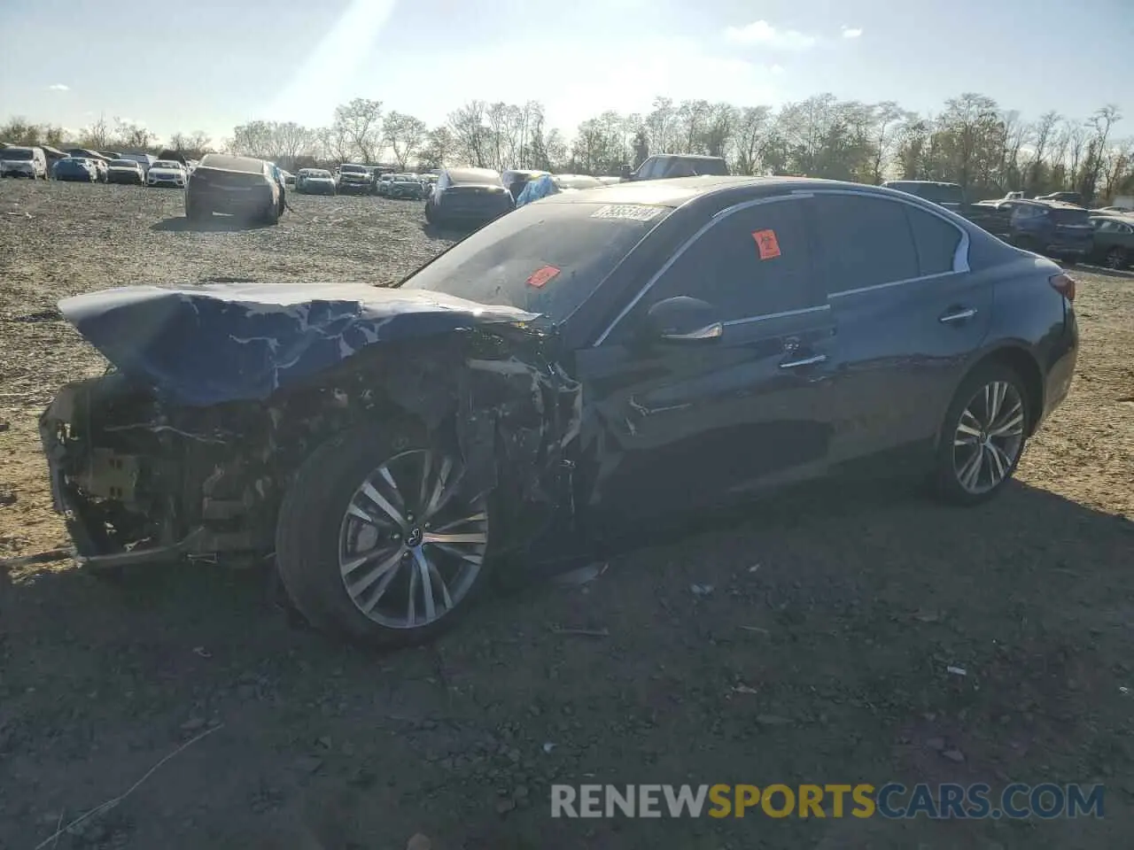 1 Photograph of a damaged car JN1EV7AR9LM250849 INFINITI Q50 2020