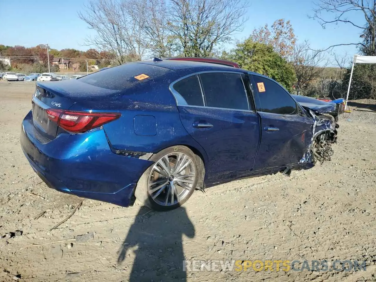 3 Photograph of a damaged car JN1EV7AR9LM250849 INFINITI Q50 2020