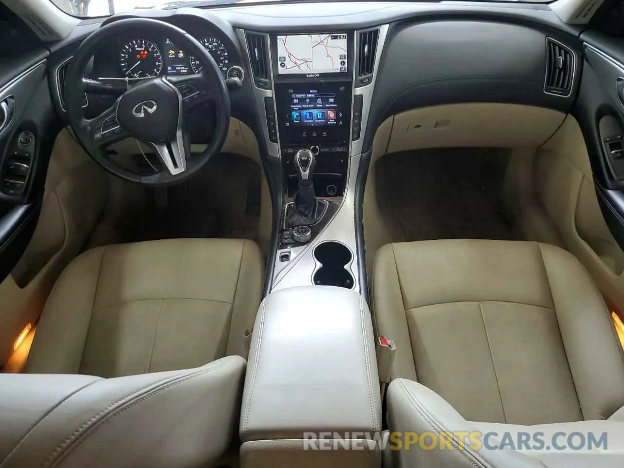 8 Photograph of a damaged car JN1EV7AR9LM252570 INFINITI Q50 2020