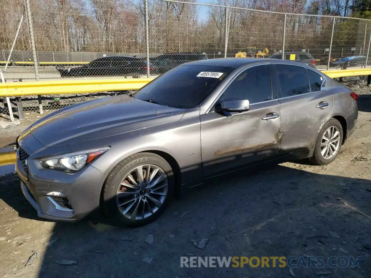 1 Photograph of a damaged car JN1EV7AR9LM256845 INFINITI Q50 2020