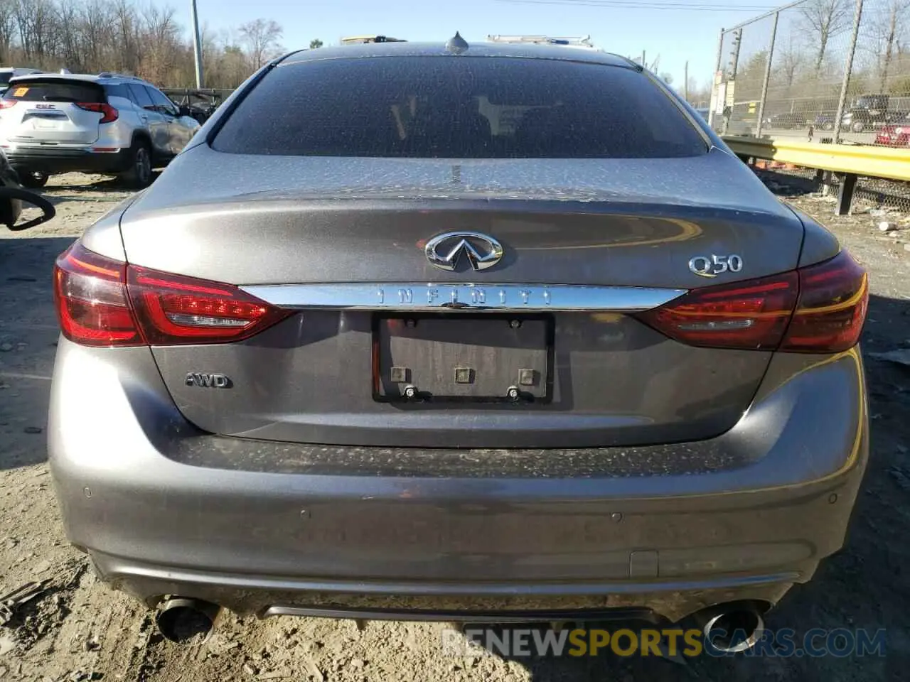 6 Photograph of a damaged car JN1EV7AR9LM256845 INFINITI Q50 2020