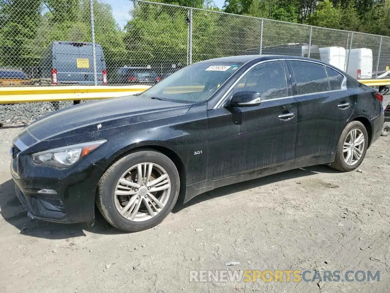 1 Photograph of a damaged car JN1EV7ARXLM250505 INFINITI Q50 2020