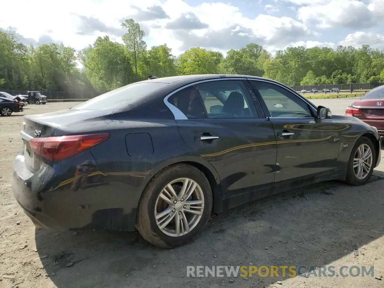 3 Photograph of a damaged car JN1EV7ARXLM250505 INFINITI Q50 2020