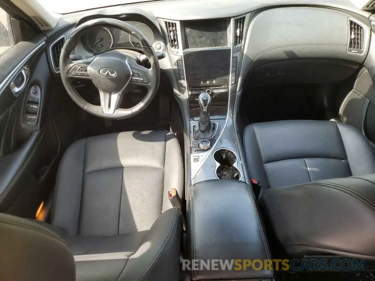 8 Photograph of a damaged car JN1EV7ARXLM250505 INFINITI Q50 2020